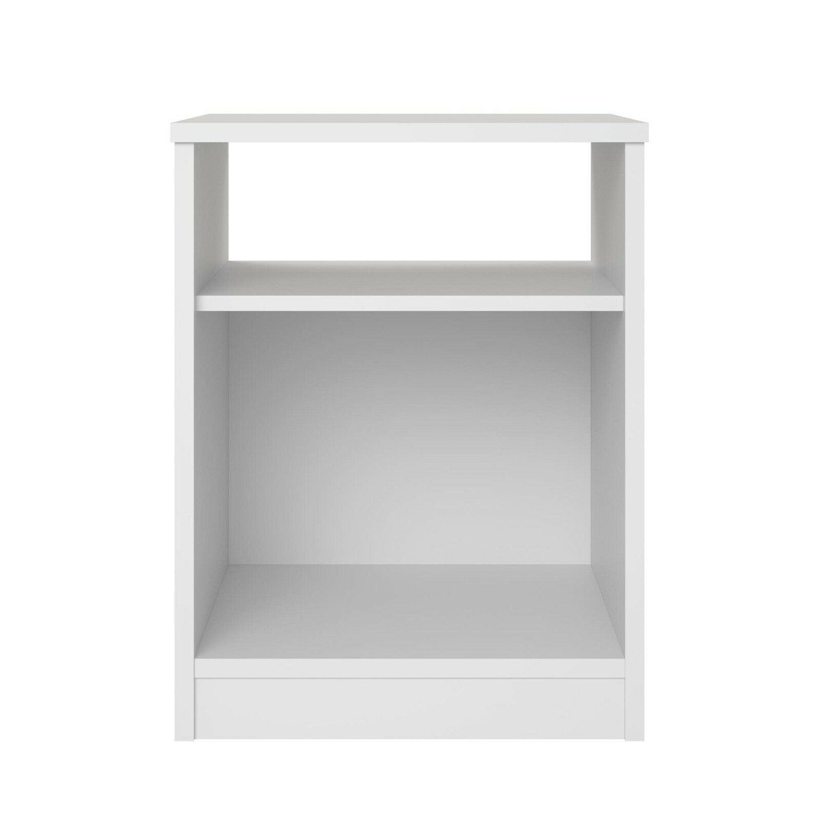 Mainstays Classic Open Shelf Nightstand White For Sale Online