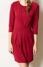 NEW WITH TAGS!! Tart "Ruched Ecarlate Dress" Red