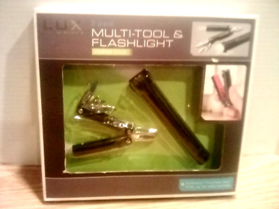 LUX Two Piece Multi-Tool and Flashlight Combo Set By SHIFT NEW