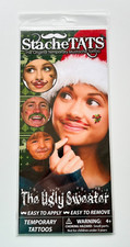 Christmas Tattoos "THE UGLY SWEATER" StacheTats Temporary Tattoos. Hard to find.
