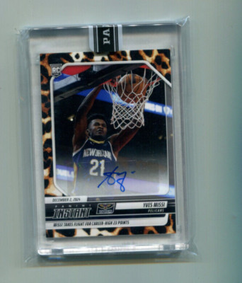 2024-25 Panini Instant Jaguar Career High Points Yves Missi Rookie Auto 6/10