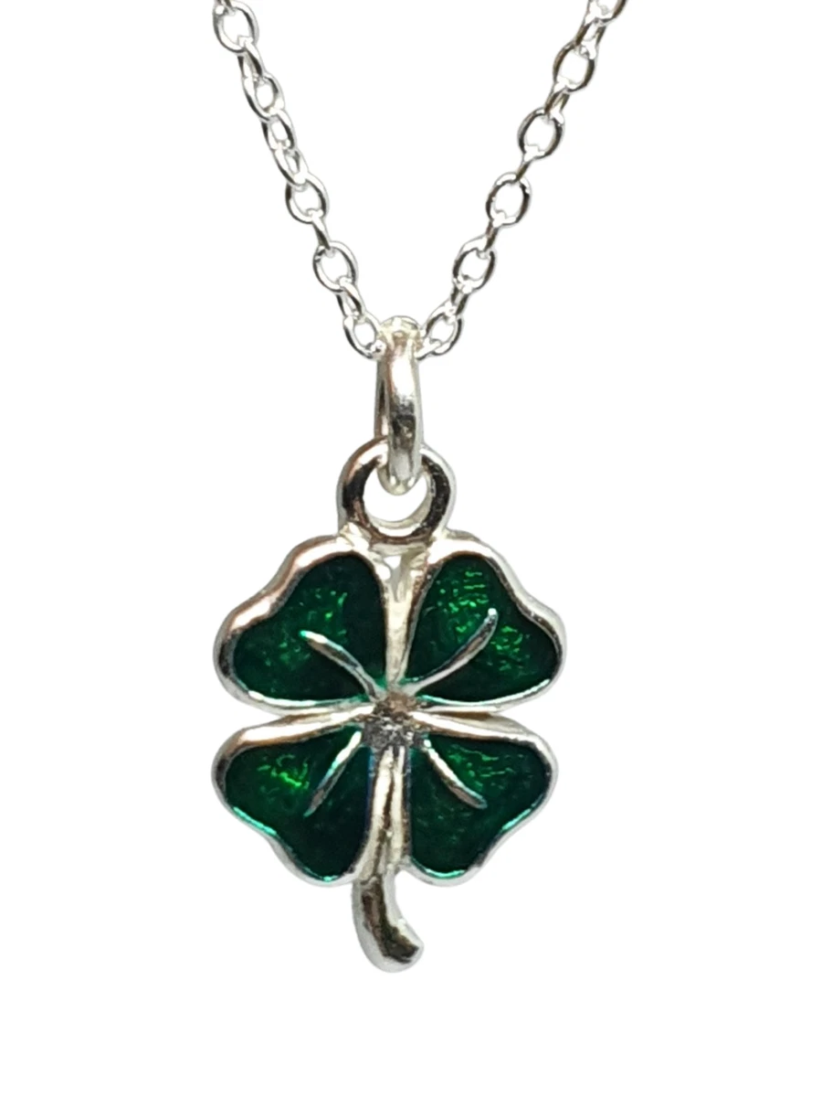 Shamrock pendant necklace sale