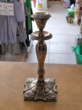 CANDELIERE CANDELABRO OLD SHEFFIELD ARGENTATO ARGENTO VINTAGE