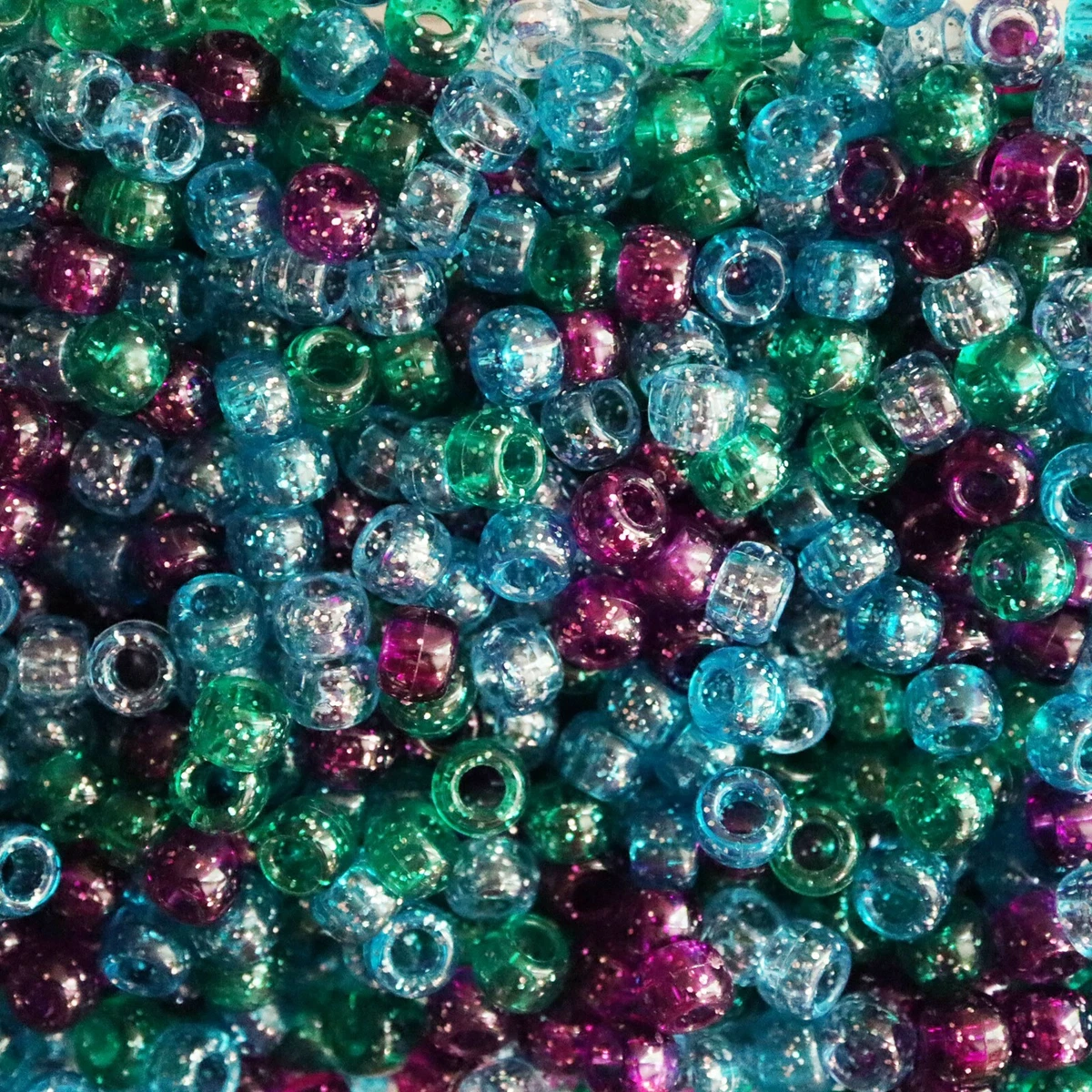 Pony Beads in Bulk - Awesome Colors - FREE SHIPPING - Made in USA