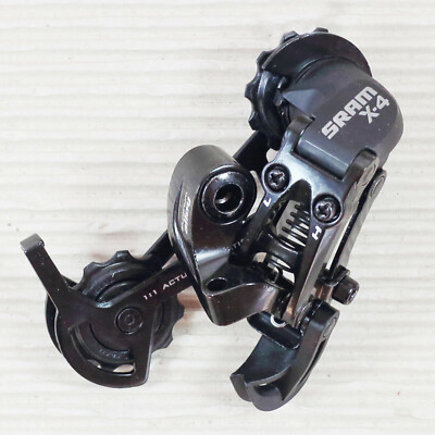 Sram X4 Schaltwerk - langer Käfig - schwarz - 8 fach 9 fach - 00.7515.033.000