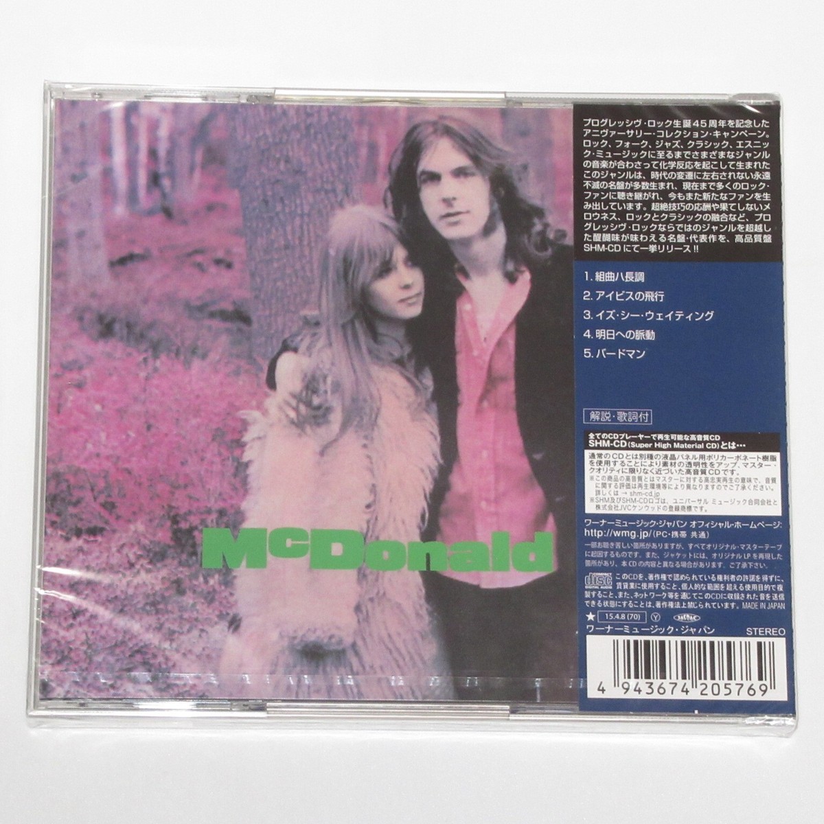 McDONALD AND GILES McDONALD AND GILES JAPAN SHM-CD WPCR-16306 