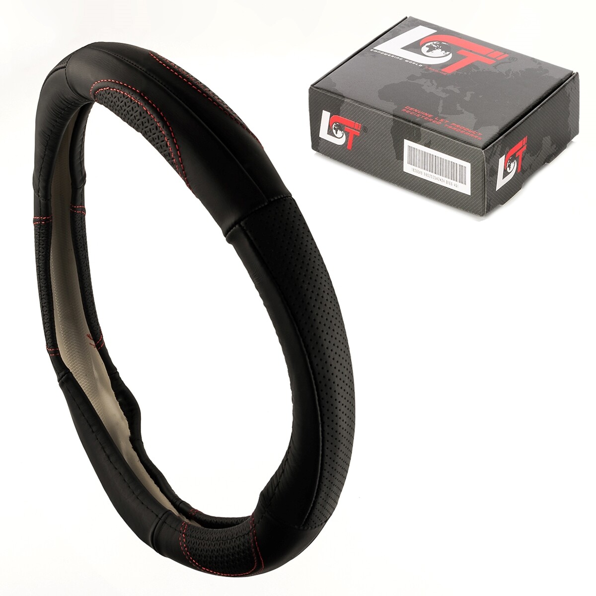 Steering Wheel Cover Ø 38x9 CM Black Rot for