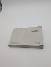 2013 Hyundai Azera Owners Manual Original Book Glovebox