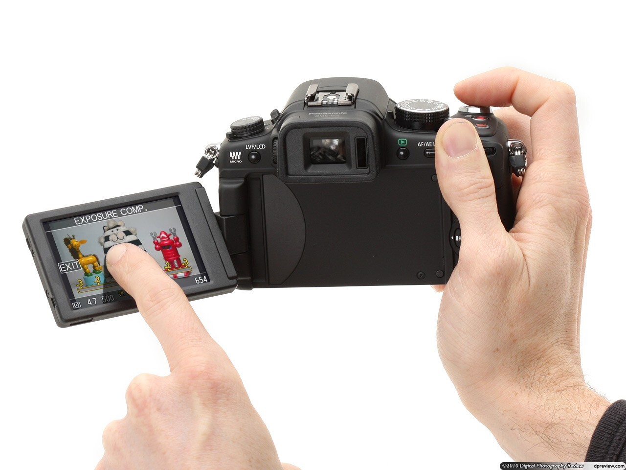 PANASONIC LUMIX DMC-G2 12.1MP mirrorless Camera Black +Helios 44-M6 manual lense