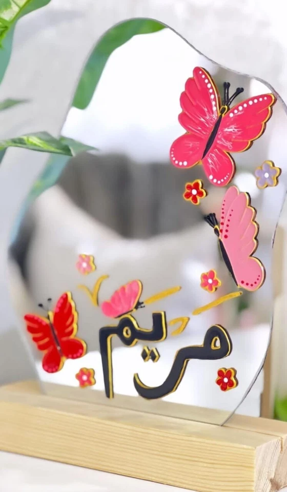 Very Special Handmade Mirror👧🌷🖼🎨🖌 - Image 2 of 4