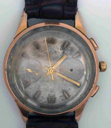 VTG CAMY Gold Plated Chronograph. Cal: L-149. For Repairs - Picture 12 of 13