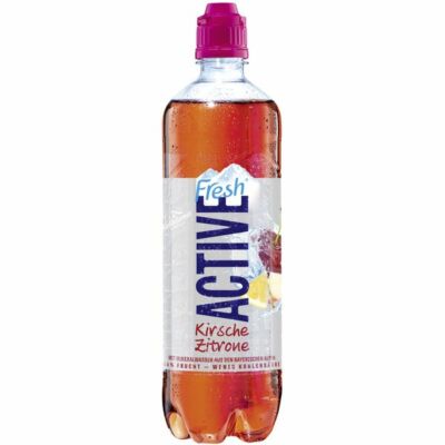8 Flaschen Active O2 Fresh Cherry Lime Kirsche Zitrone a 750ml incl. Pfand 2,00 