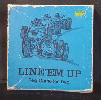 Line 'Em Up Peg Game for Two