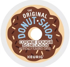 The Original Donut Shop Coffee Cookie Dough So Delicious, K-Cup Pods