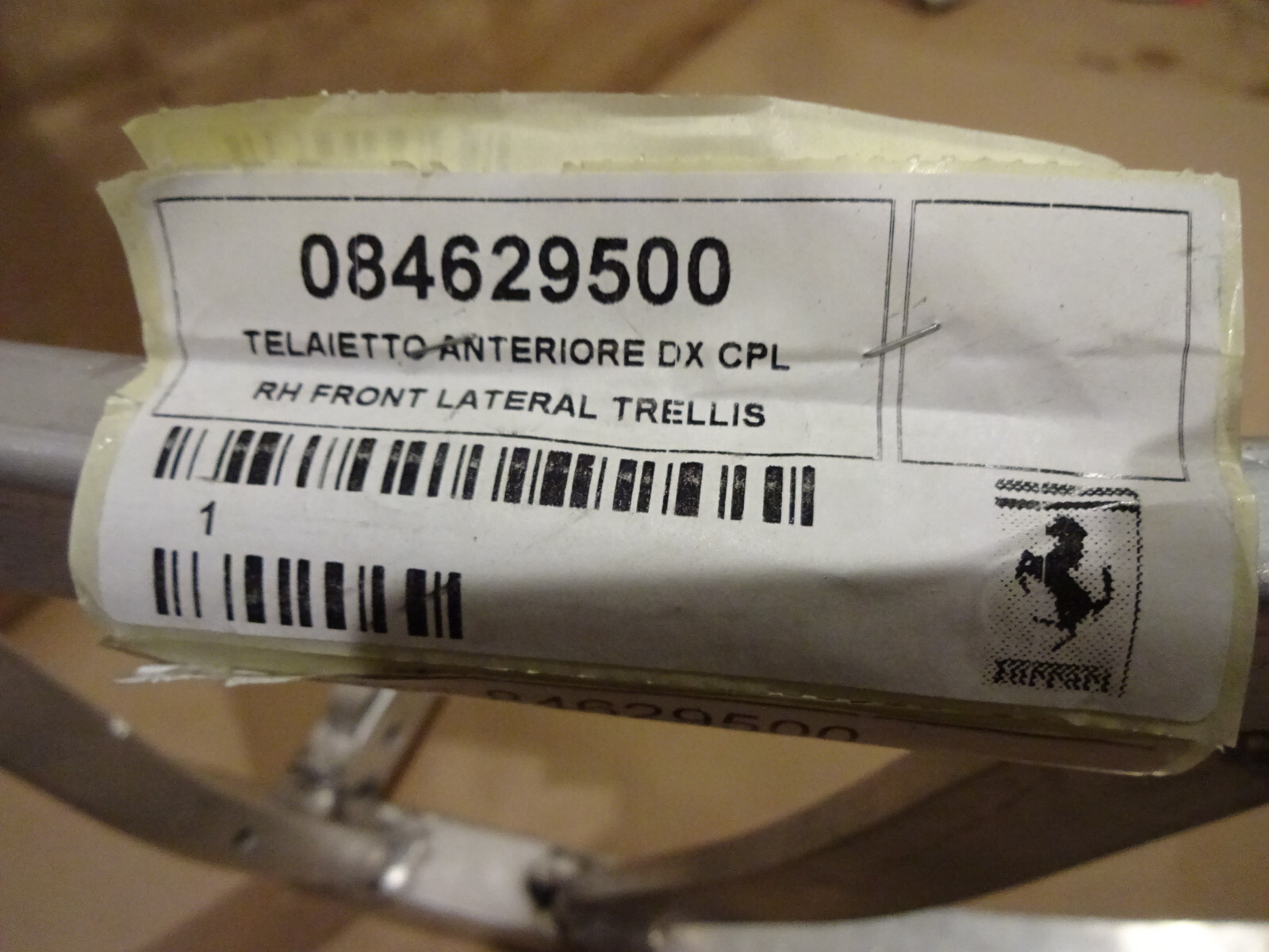 Ferrari 458 RH Front Lateral Trellis/Radiator Cage P/N 84629500