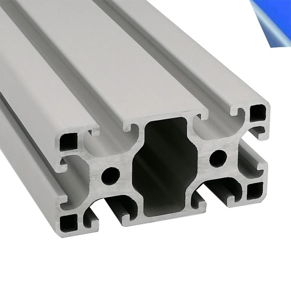 ALCLIPTEC Aluprofil 40x80 Nut8 item kompatibel Nutprofil Konstruktionsprofil Aluminium