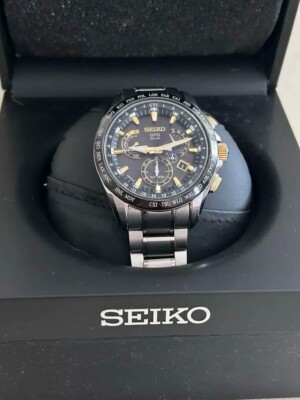 Seiko Astron GPS Solar SBXB007 Titanium 44.6mm Sapphire Black Dial