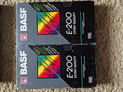 BASF Videokassette E-200 Extra Quality 200 Minuten 2 Stück