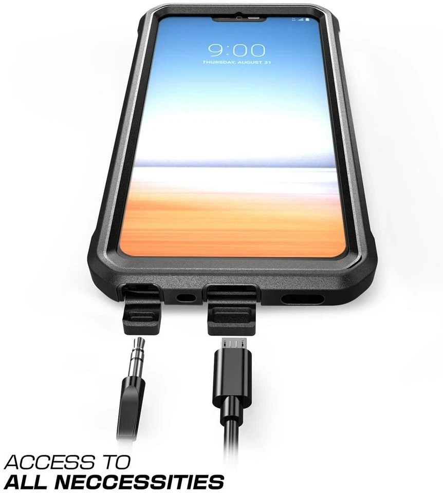 SUPCASE 适用于 LG G7 & LG G7 ThinQ 全机身屏幕外壳 坚固外壳 皮套 保护套 — 第 4/4 张图片