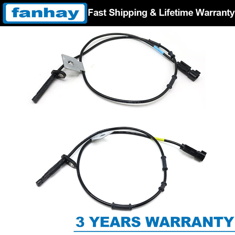 2PCS Front Left+Right ABS Wheel Speed Sensor For Chevrolet Equinox Terrain GMC