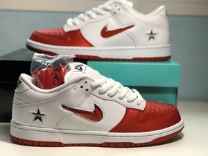 nike supreme red and white