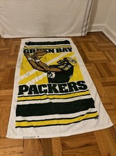 Toalla de playa vintage años 70 NFL Green Bay Packers 54x 28 ENVÍO GRATUITO
