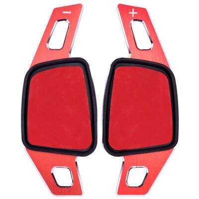 Schaltwippen Shift Paddles passt zu Audi A5 S5 (F5 FL), TT TTS (FV) Alu Rot
