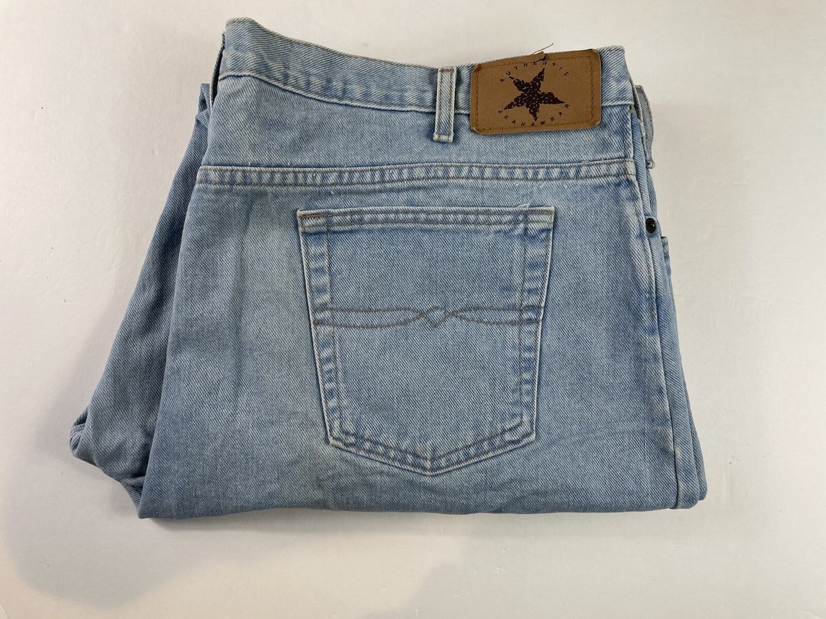 Vintage Size 46x30 Light Blue Denim Jeans Authentic Vintage Size 46x30 Light Blue Denim Jeans Authentic