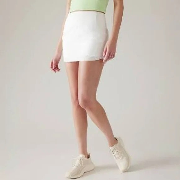 Athleta White Run With It Skort Size Small