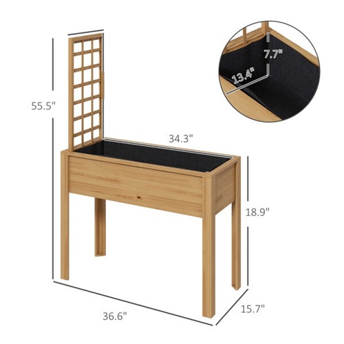 Wooden Planter、Flower shelf,Wood Planter Box - Picture 4 of 6
