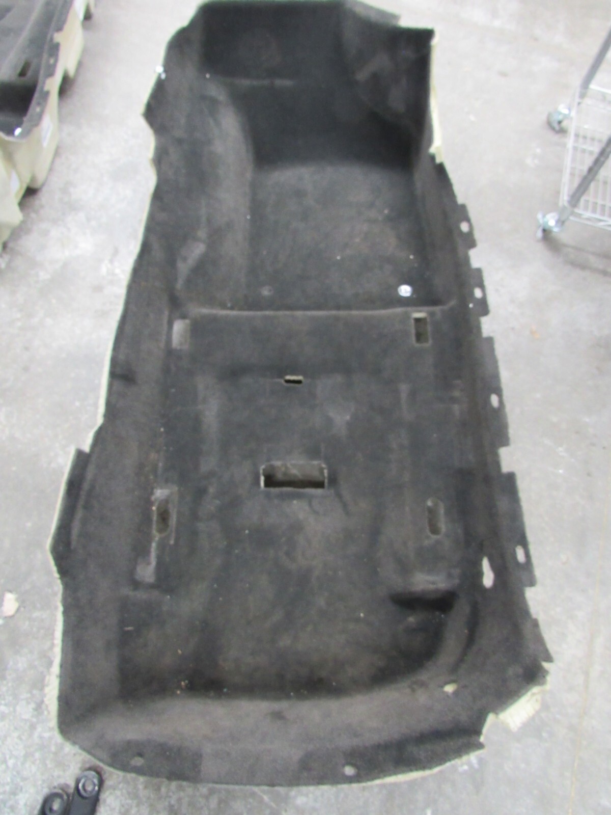 2016 BENTLEY CONTINENTAL GTC GT V8 RIGHT SIDE CARPET BLACK FLOOR PASSENGER 6872