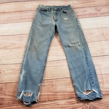 Vintage Levis 505 Jeans Mens 32x30 Blue Straight Outdoor Denim Medium Wash 90s