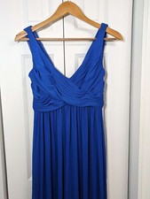 David's Bridal NWT Women's Size 2 Formal Dress Blue Long Style 31011680