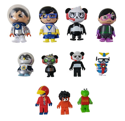 Mixed 11 Lot Ryans World Action Figures You Tube Characters Toy Bundle 