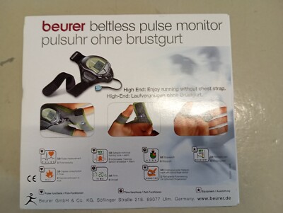 neu Beurer PM 100 Herzfrequenz Pulsuhr mit Softcase, und Stirn LED Lampe
