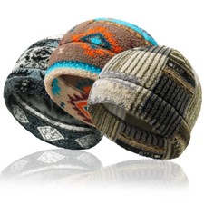 Winter Beanie Hat Windproof Skull Cap Warm Ski Hat for Outdoor Skiing Fishing US