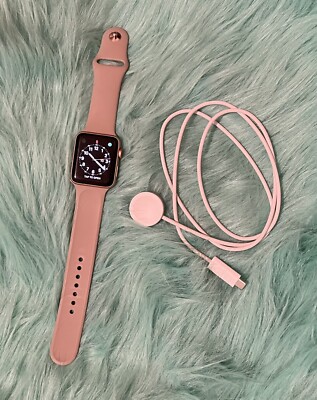 Apple Watch Series 3 42mm Gold Aluminum Pink Sand Sport Band Excellent Condition Restored Apple Watch Series 3 - GPS - Rose Gold Aluminum  main image 2