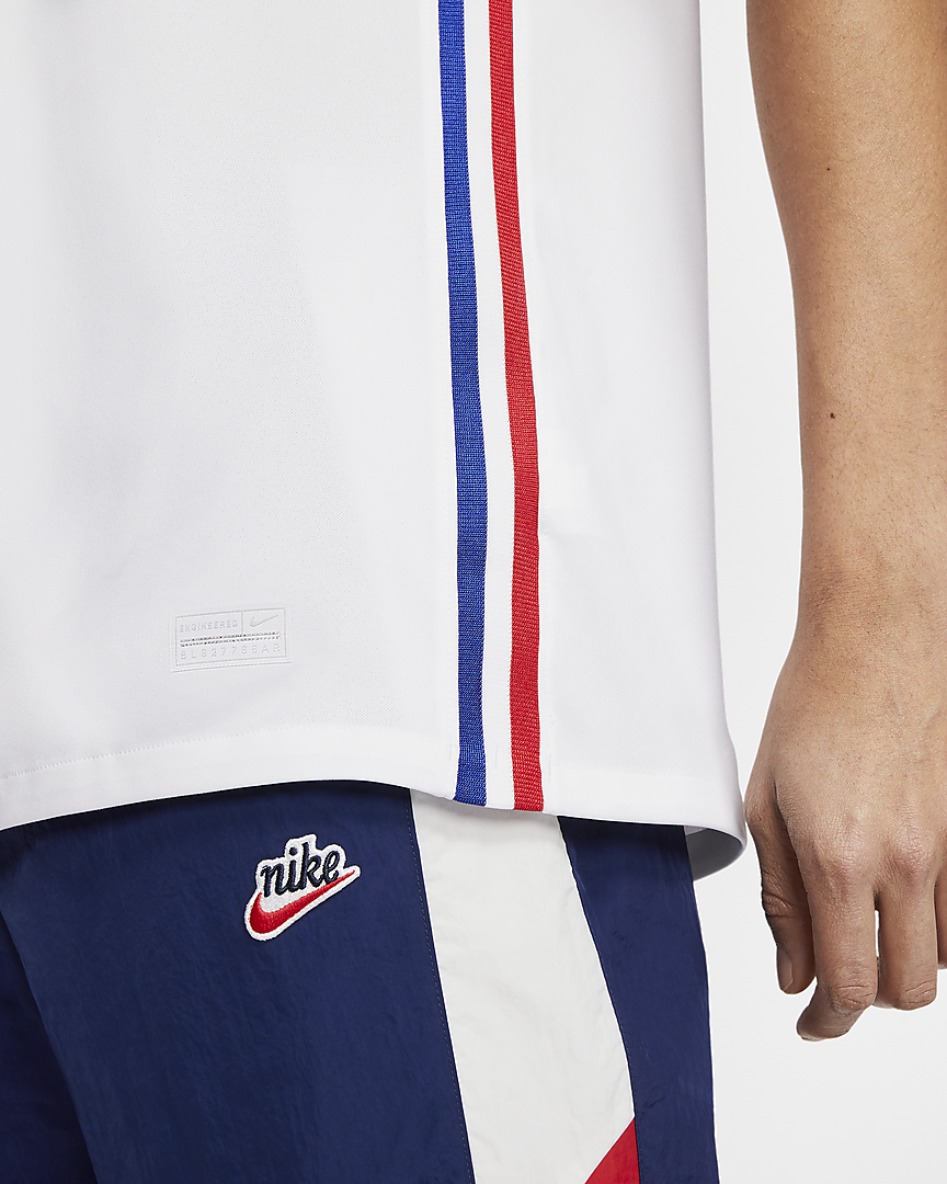 Nike FFF FRANCE Away White Soccer Jersey CD0699-100 Men's Nike FFF FRANCE Away White Soccer Jersey CD0699-100 Men's
