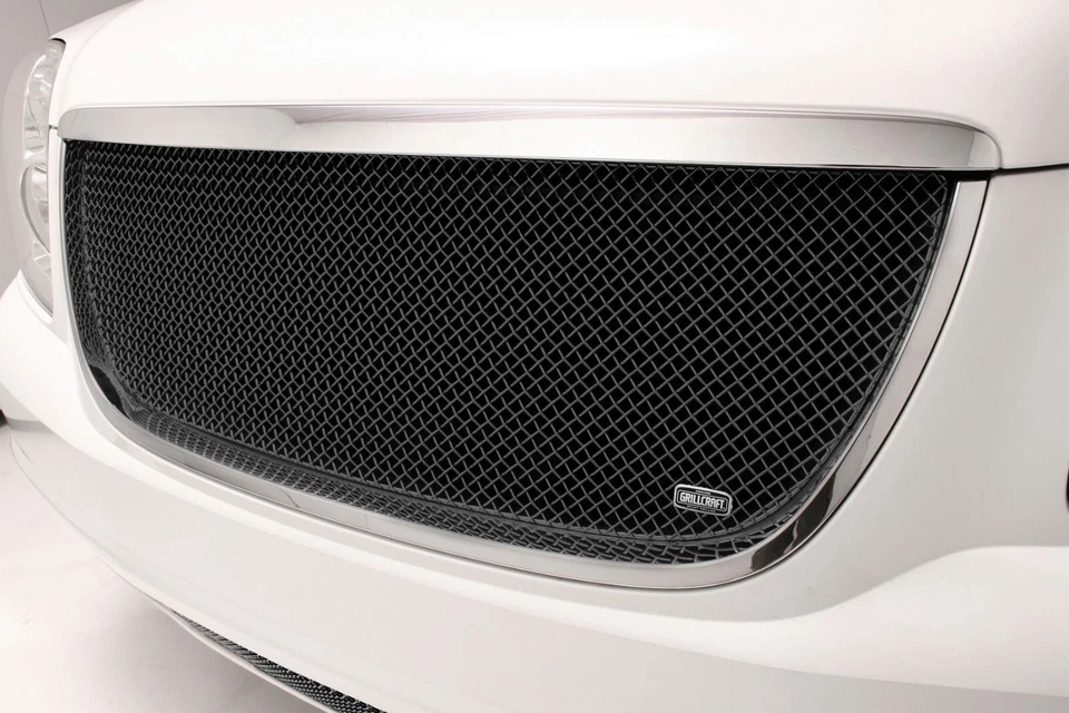 Kit de inserción de rejilla de malla de acero inoxidable negro GrillCraft 2007-2013 GMC Yukon Foto 2 de 4