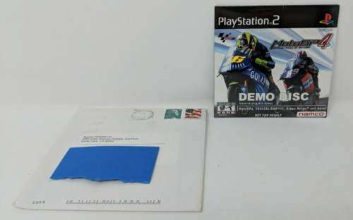PlayStation 2 Moto GP4 Soul Calibur 3 Demo Disc Namco SLUS-29174 PS2 SEALED PS2