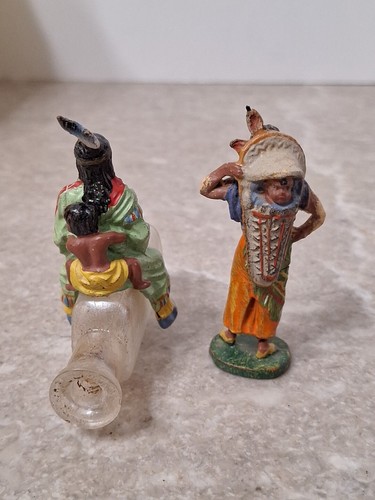 Elastolin Composition Native American Indians Toys Germany - Picture 3 of 8