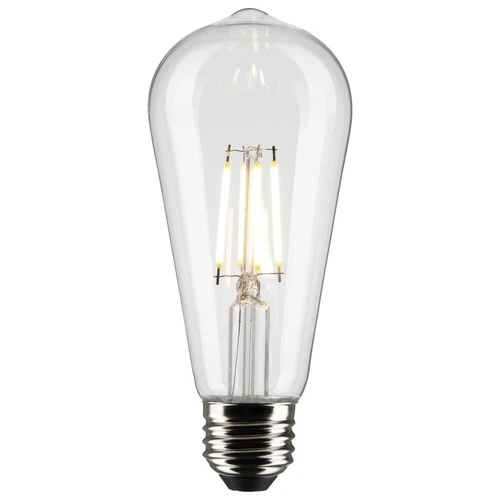 Satco S21360 - 5 Watt ST19 LED Clear Vintage Edison Light bulb - 2700K (6 Pack) - Picture 3 of 8