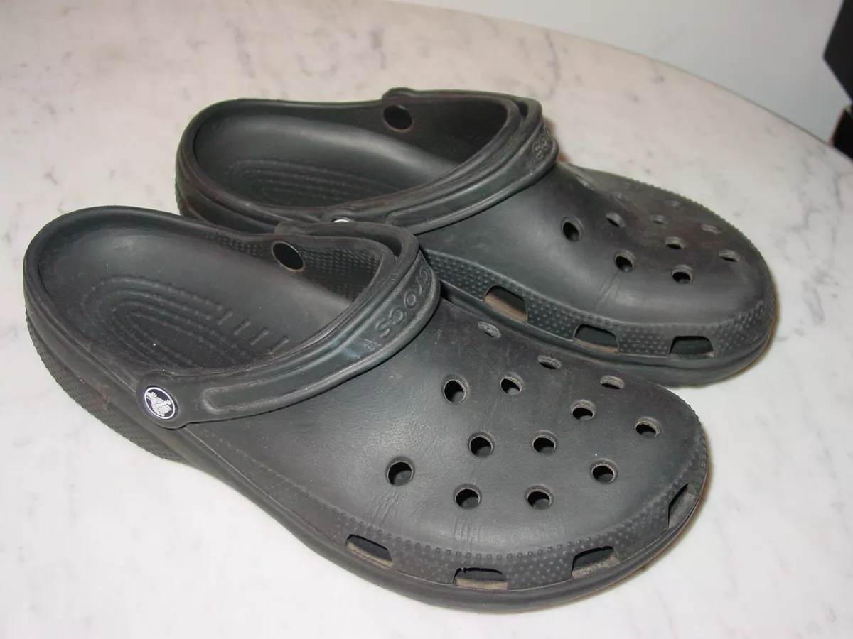 Mens Black Crocs Size 11 Sold As Is