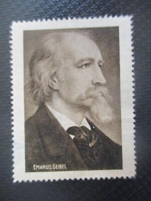 (12289) Reklamemarke - Emanuel Geibel