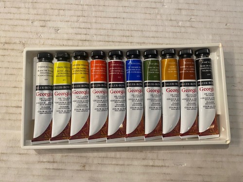 Georgian 10-Tube Introductory Artist Oil Paint Set-Painting Set for Canvas *B170 - Picture 3 of 3