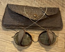 Vintage Aviator Style Sunglasses With Wire Mesh Sides WW1/WW2.