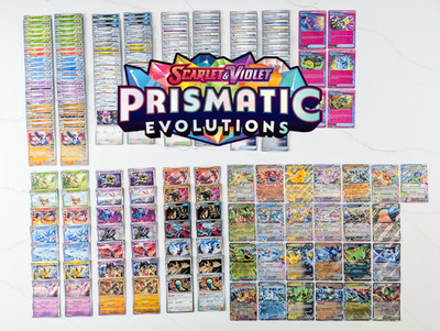 Prismatic Evolutions - Complete Master Base Set - C/U/R/Rev/EX/ACE (231 Cards)