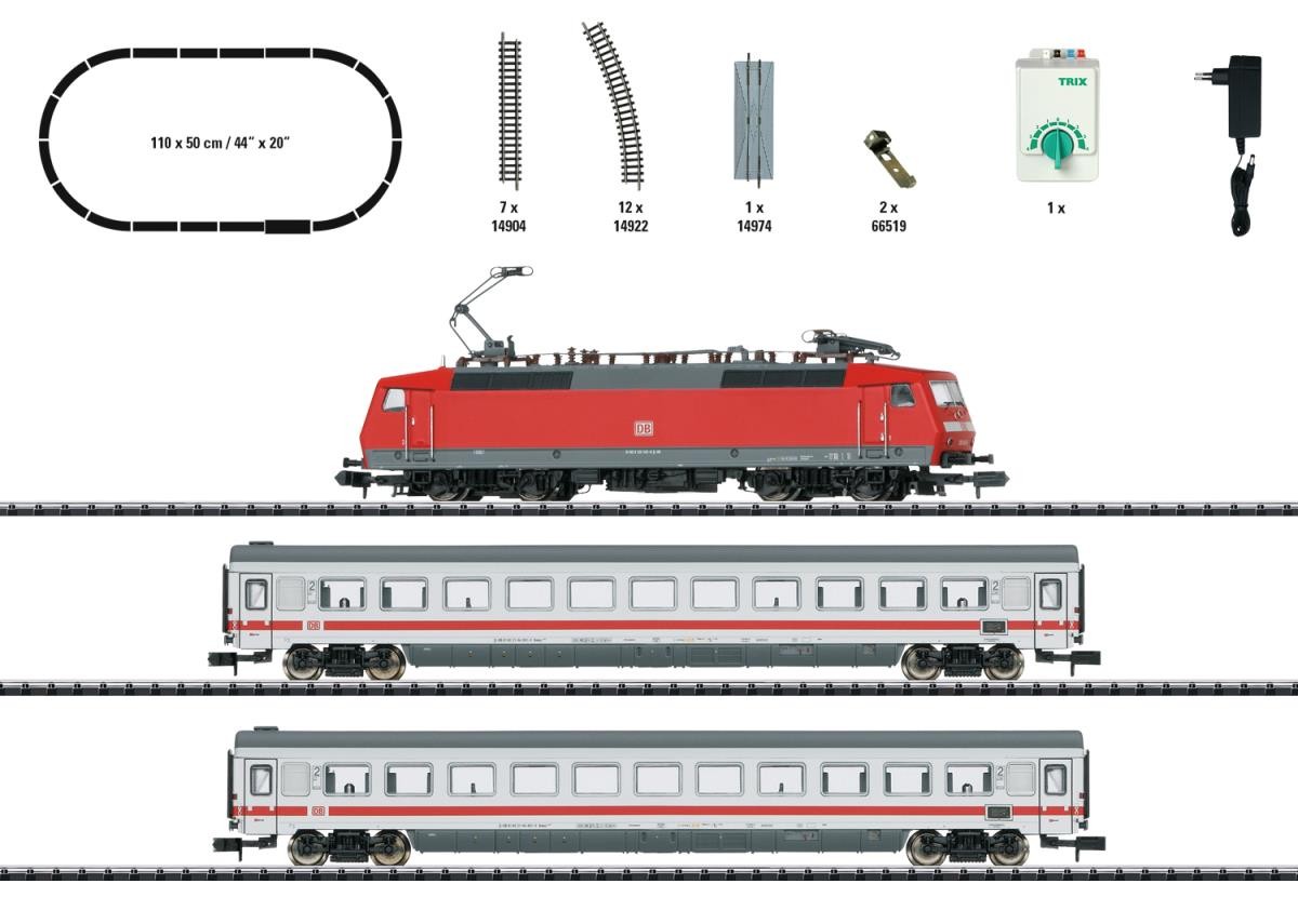 Minitrix DBAG BR120 Passenger Starter Set VI N Gauge 11150