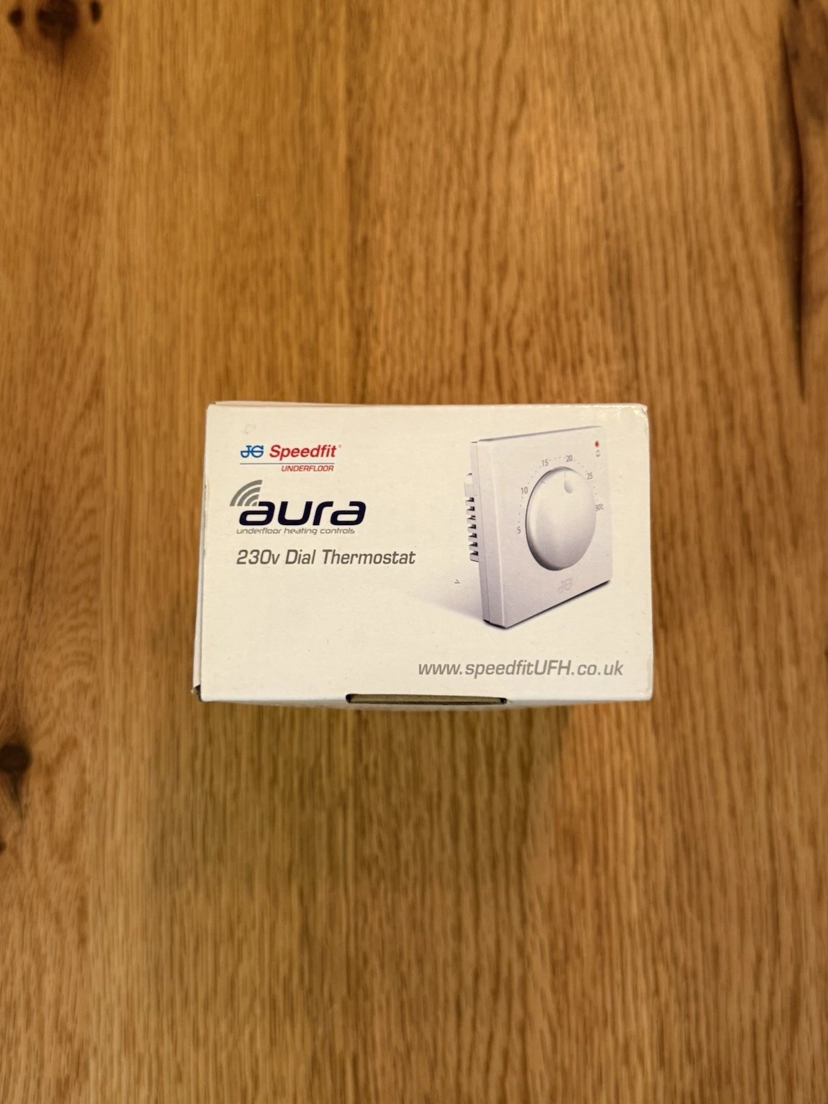 Aura 230v Dial Thermostat Underfloor Heating Control JGSTAT1 - Brand New Boxed 3