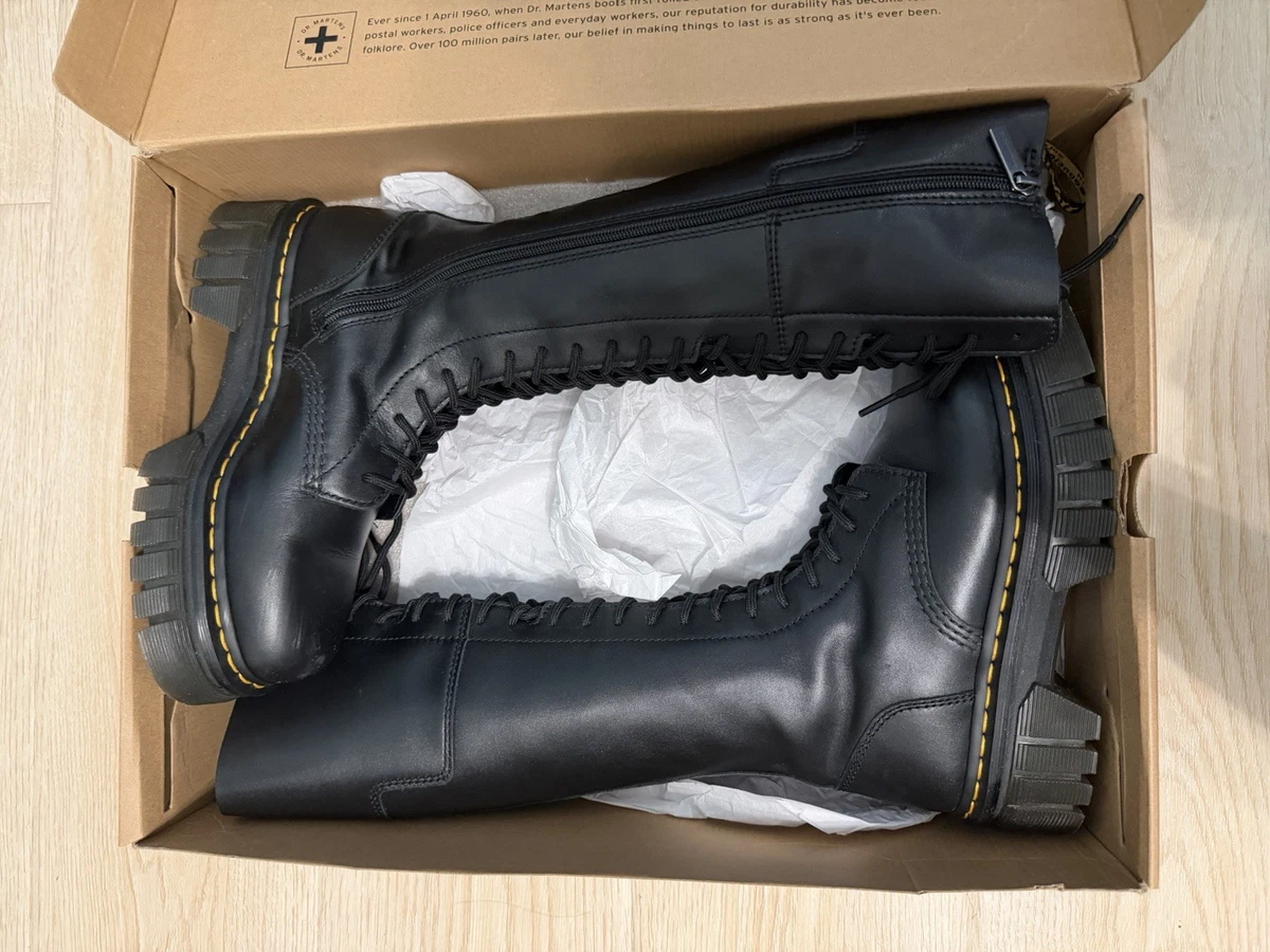 Dr Martens 20 Eye Knee High size 12/ EU 45 MIE RARE Vintage Dr Martens 1420 Knee High Boots, UK10 EU45 US11  main image 3